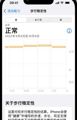 永顺iPhone手机维修如何在iPhone开启'步行稳定性通知'