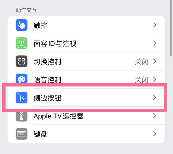 永顺苹果14维修店分享iPhone14 Plus侧键双击下载功能关闭方法 